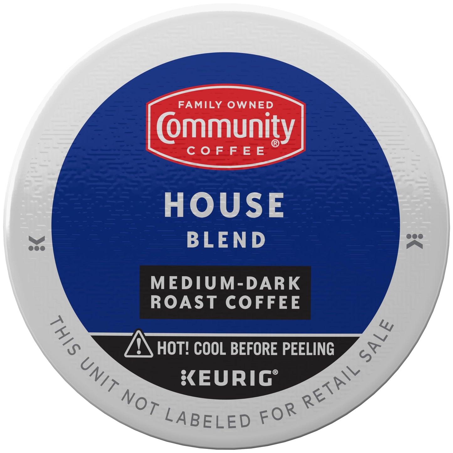 Community Coffee House Blend Medium-Dark Roast K-Cup Pods, 32 Count, Single Serve