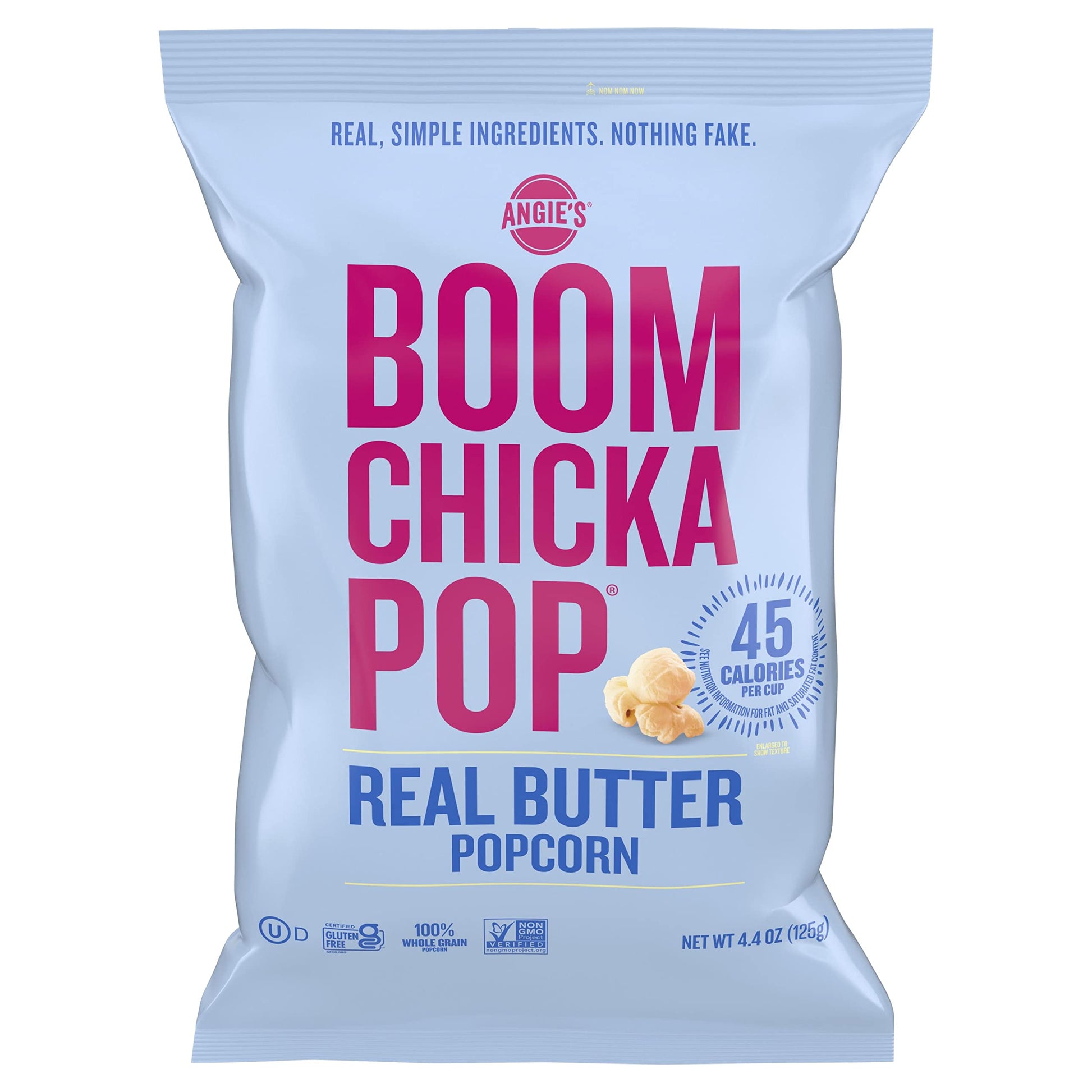 Angies Boomchickapop Real Butter Popcorn  4.4 Oz