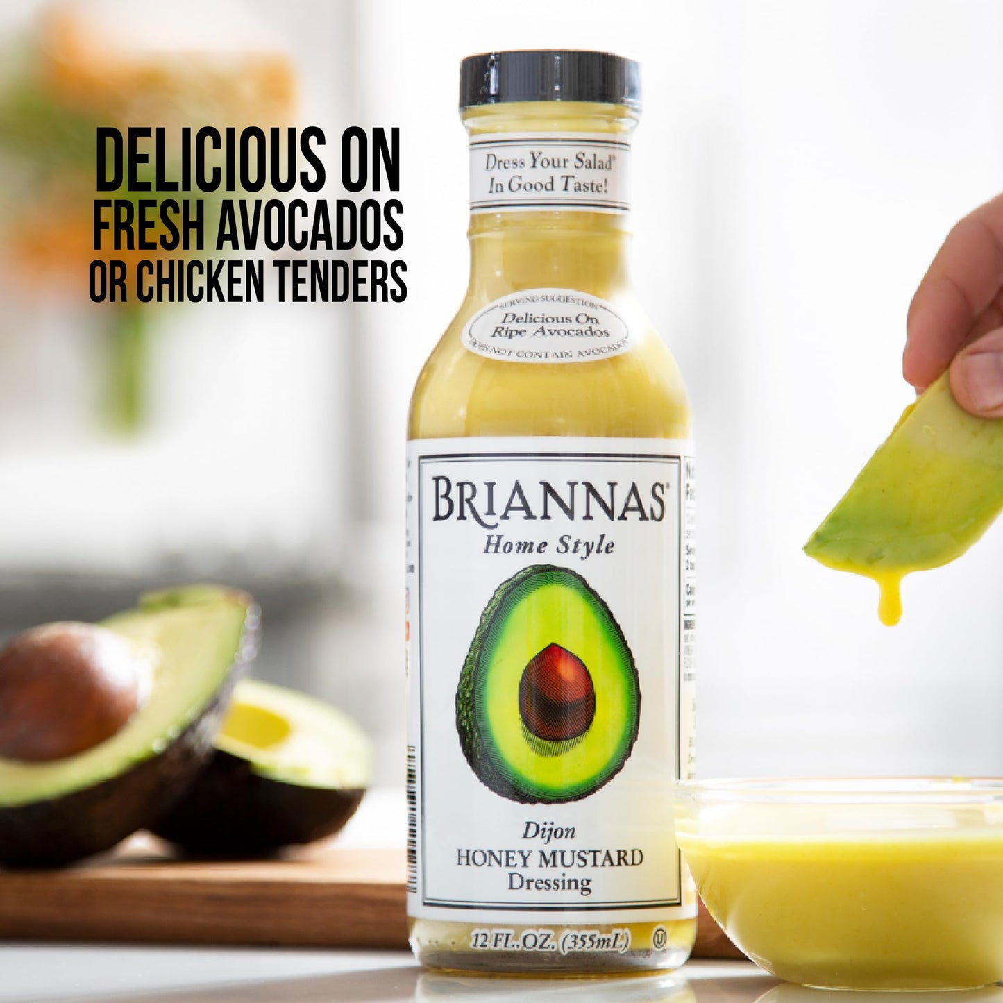 Briannas - Home Style Dijon Honey Mustard Dressing - Fine Salad Dressing Made With Premium Ingredients - Gluten Free & Kosher Dr