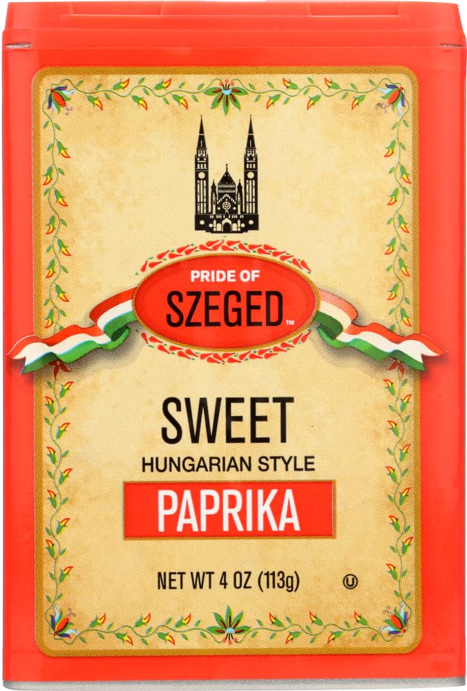Szeged Seasoning Sweet Paprika-4 Ounce Containers, Case Of 6