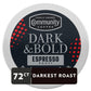 Community Coffee Dark & Bold Espresso Roast Coffee Pods  72 count  Extra Dark Roast Compatible with Keurig 2.0 K-Cup malt-inspired  12 Count (Pack of 6)