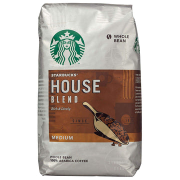 Starbucks House Blend Whole Bean Coffee (40 Ounce) (2 Pack), Brown