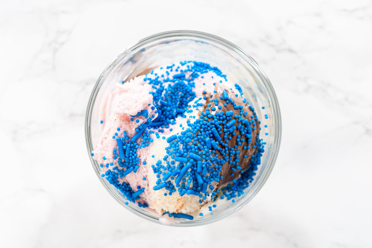 Bakerpan Blue Nonpareils Sprinkles - 7 Ounces Blue Sprinkles For Cake Decorating - Edible Nonpareils For Cupcakes, Ice Cream, Ca