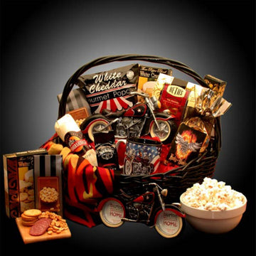 Organic Stores Motorcycle Gift: He'S A Motorcycle Man Gift Basket