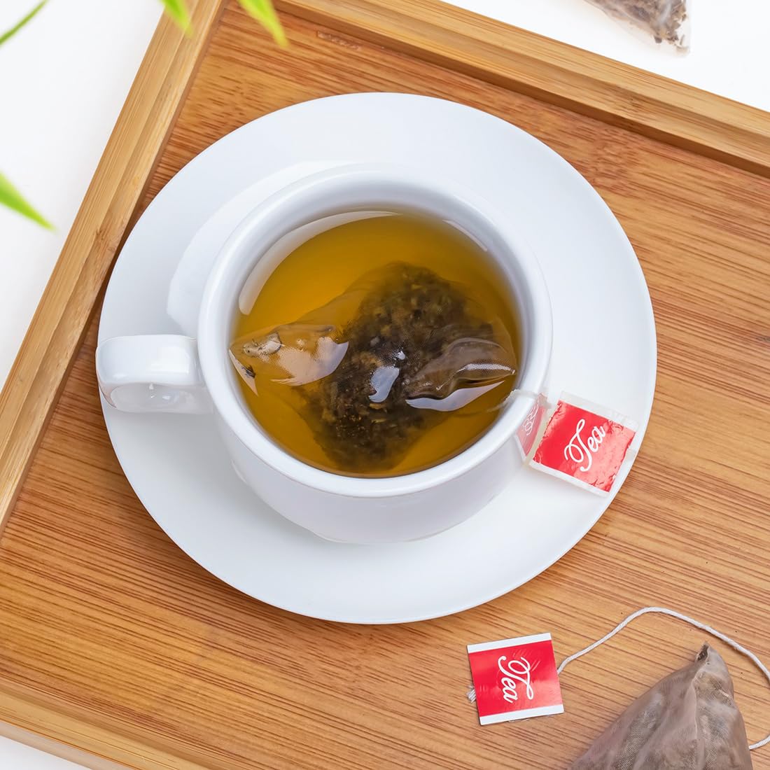 ULTHMOK Mullein Leaf Tea Bags, 100% Pure, Caffeine-Free, 50 Count, No Flavoring or Additives