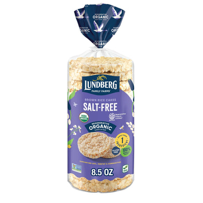 Lundberg Gluten-Free Brown Rice Organic Rice Cakes -- 8.5 oz