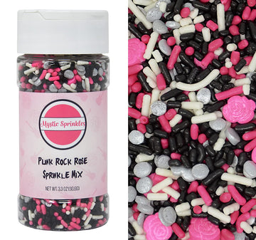 Mystic Sprinkles Sprinkle Mixes (Punk Rock Rose Sprinkle Mix 3.3oz)