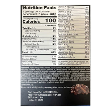 ProtiFit High Protein Pudding/Shake Mix, 15g Protein, Low Calorie, 7 Ounce, Mocha Flavor
