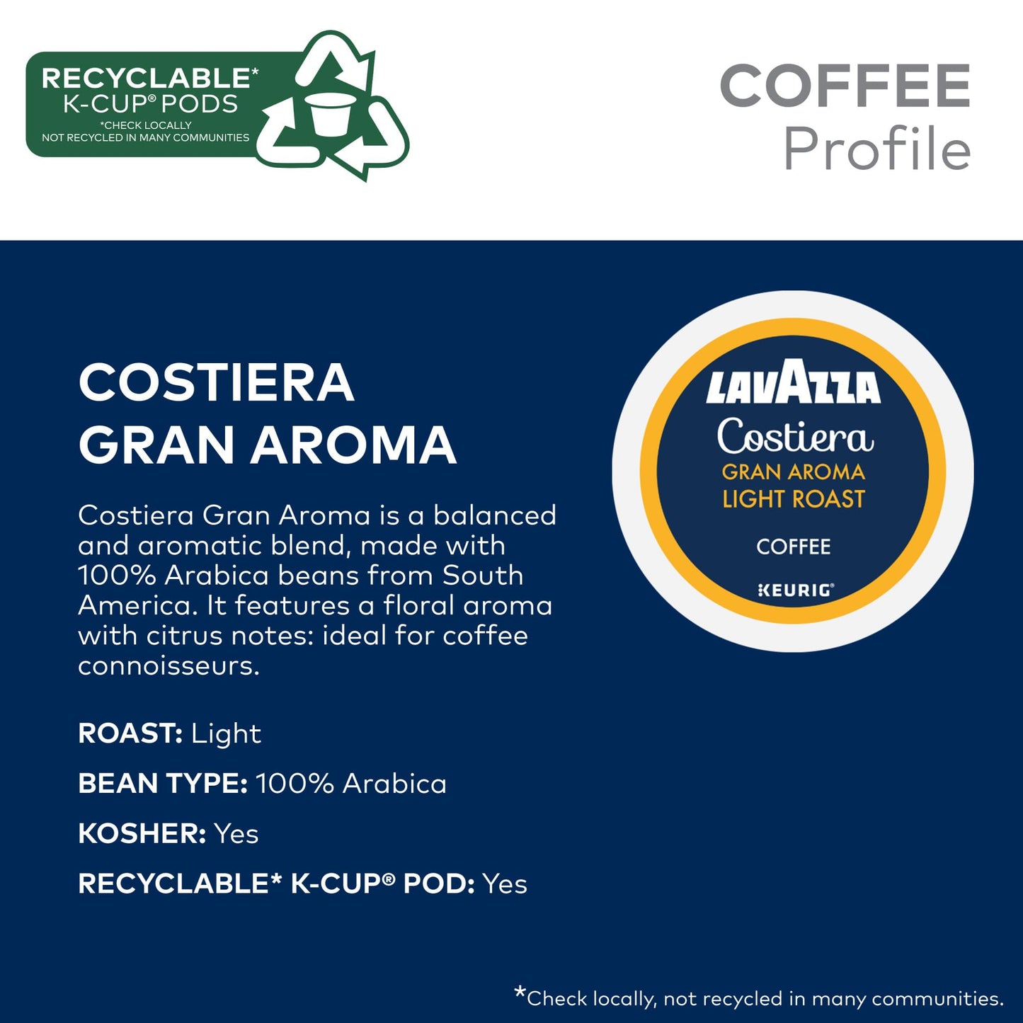 Lavazza Coffee Variety Pack, Keurig Single-Serve K-Cup Pods, 60 Count
