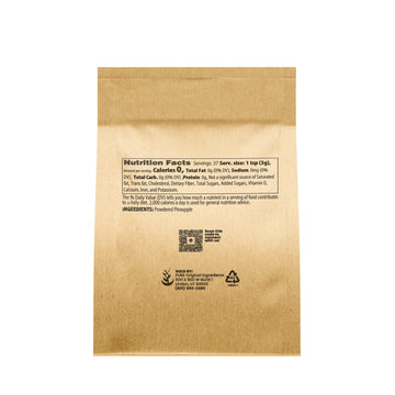 Pure Original Ingredients Pineapple Powder (4 Oz) Smoothies & Cocktails, Always Pure, Flavor Additive