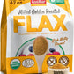 CanMar Ground Milled Golden Roasted Organic Flaxseed, 42 oz - Vegan, Non-GMO, Gluten Free - Flaxseed Meal with Omega-3, Fiber -
