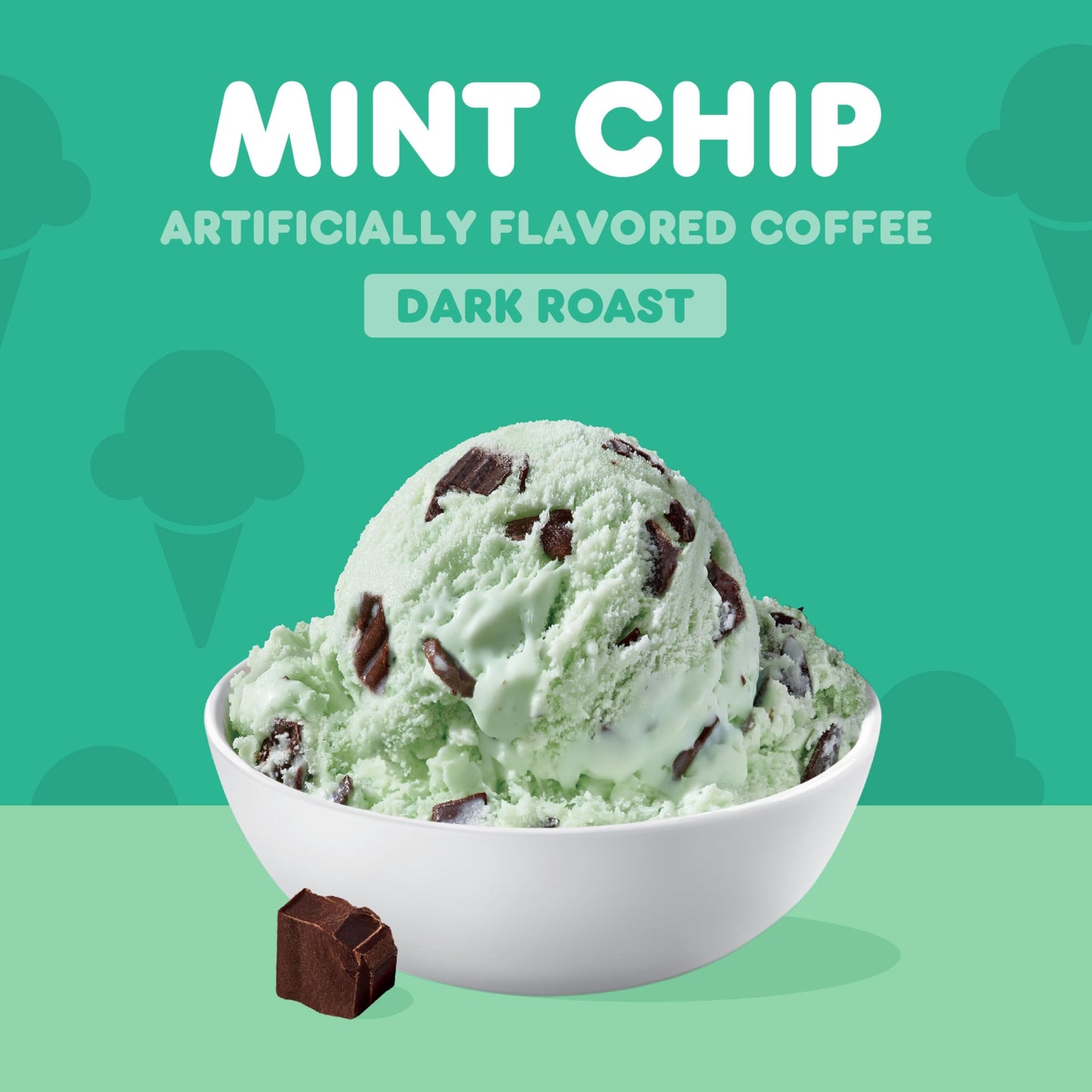 Dunkin Mint Chip Artificially Flavored Coffee, Keurig K-Cup Pods, 10 Count Box
