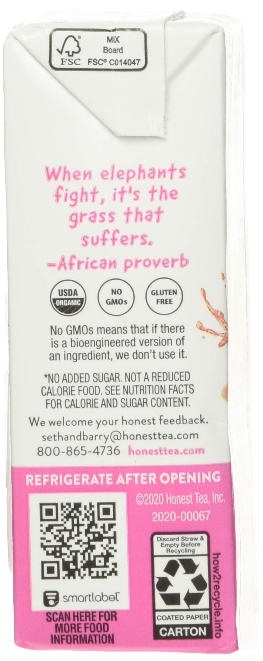 Honest Kids Honest Kids Organic Juice Boxes, 6 Fl Oz, Pack of 40