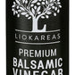 Liokareas Organic Greek Balsamic Vinegar - NonGMO, Gluten Free, Thick, 8.45 Fl Oz, Intense Dark Red