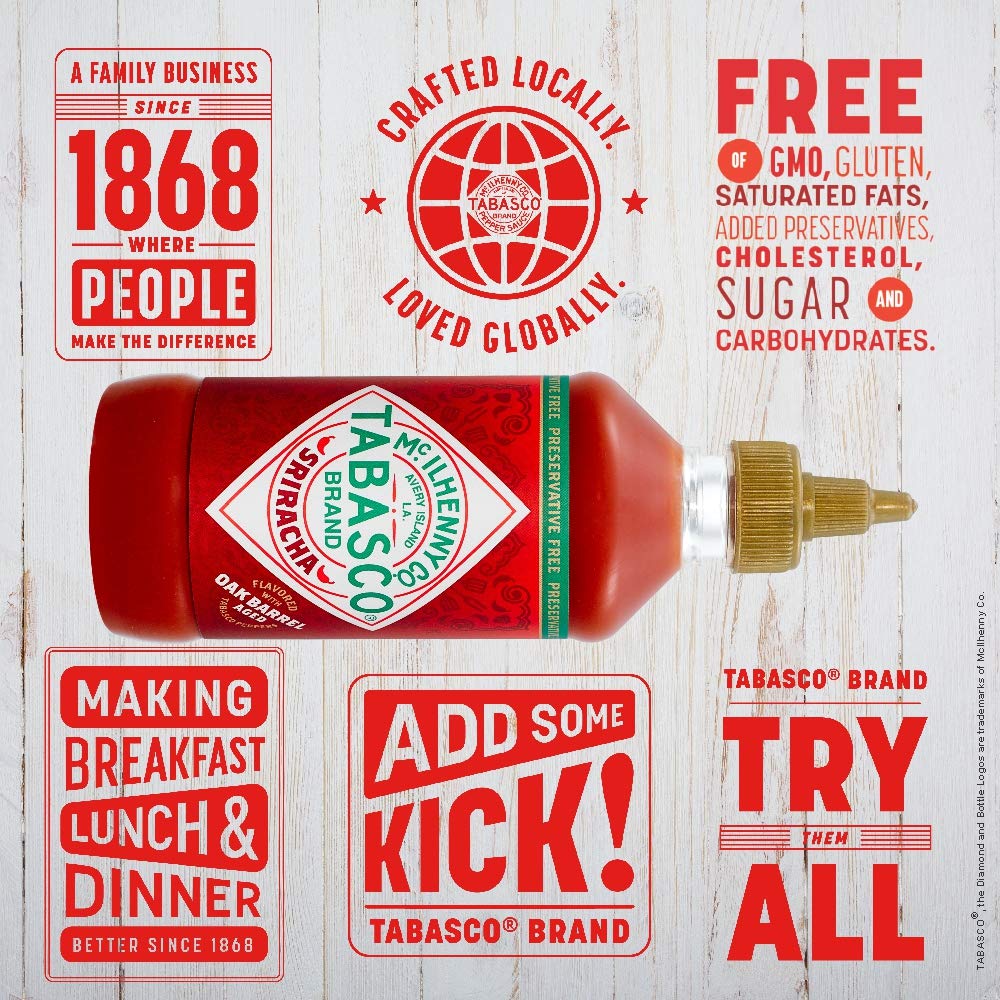 Tobasco Sriracha Sauce, 256 Ml