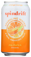 Spindrift Seltzer Orange Mango, 12 fl oz
