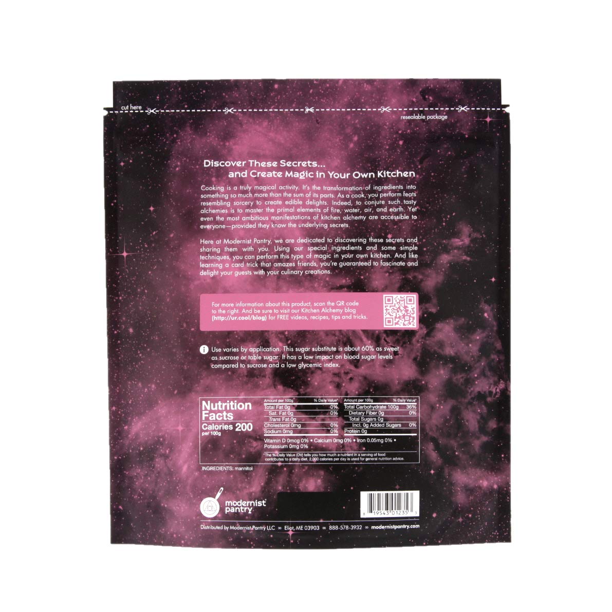 Modernist Pantry Pure Mannitol Powder - Vegan, Non-GMO, Gluten-Free - 36 Ounce (Pack of 1)