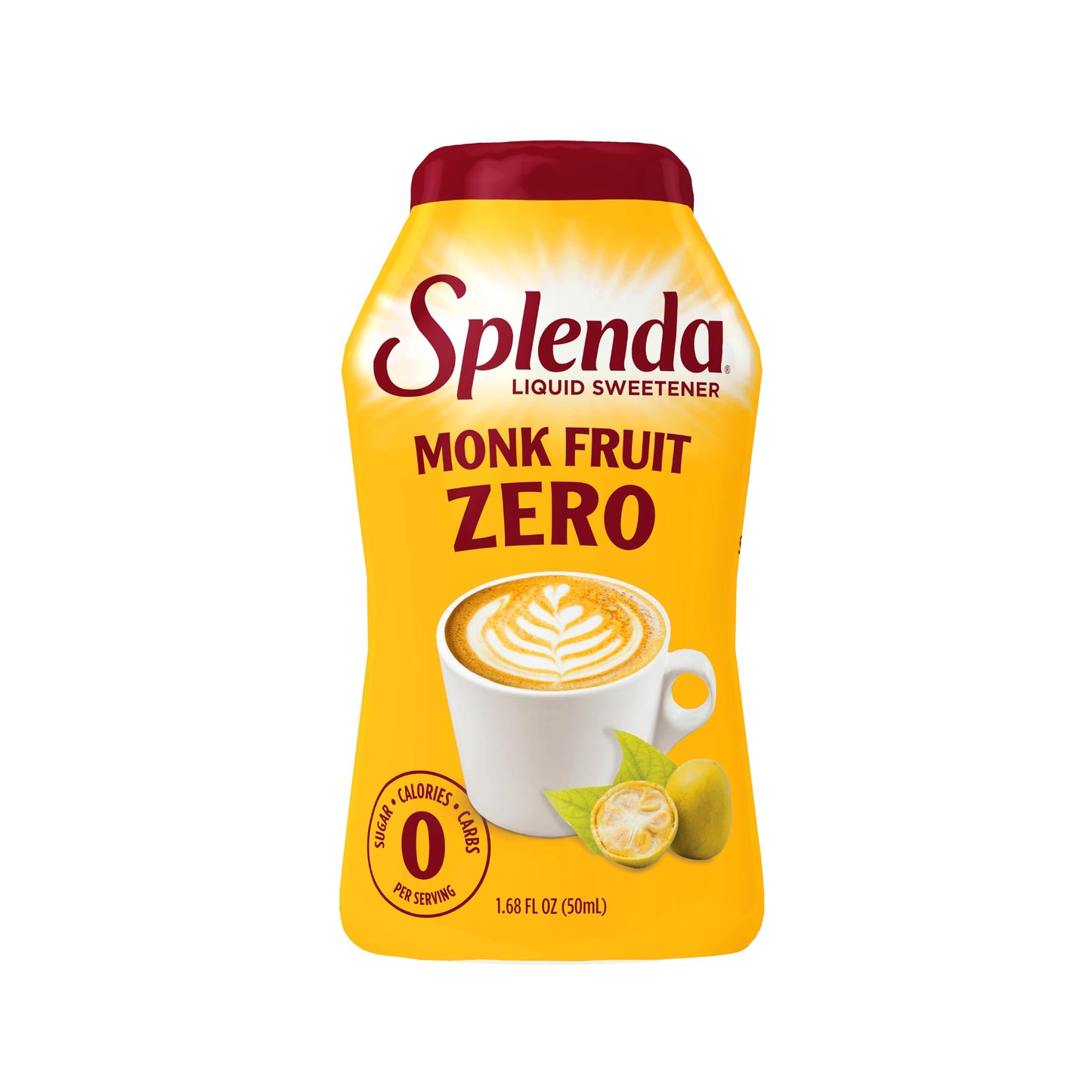 Splenda Monk Fruit Liquid, Zero Calorie Sweetener Drops, 1.68 Fl Oz (Pack Of 1)