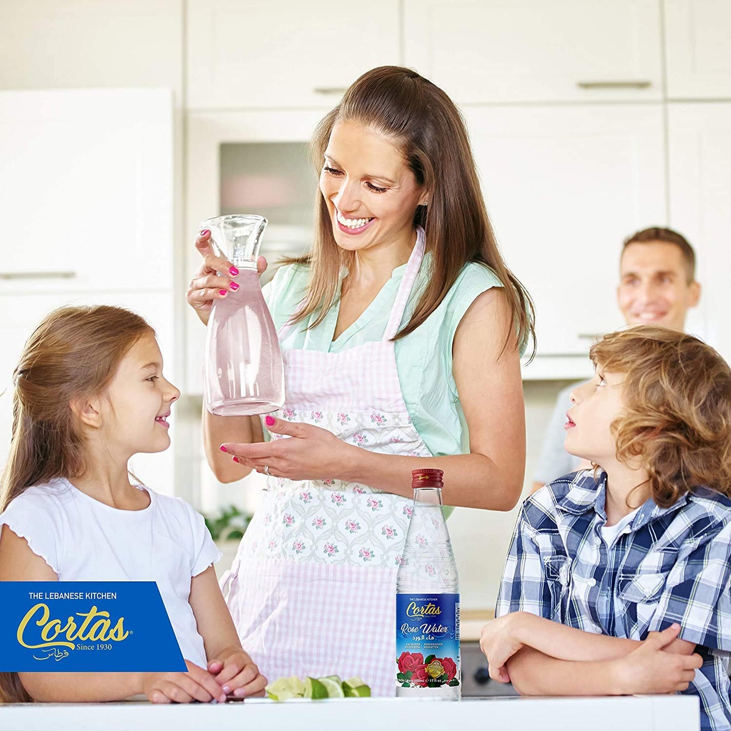 Cortas Rose Flower Water - 17 Fl Oz (500ml) - Large Size