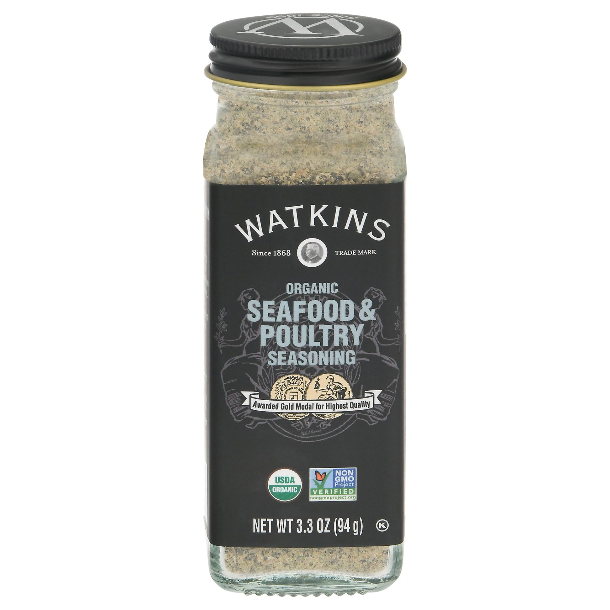 Watkins Organic Seafood & Poultry Seasoning 3.3 ounces