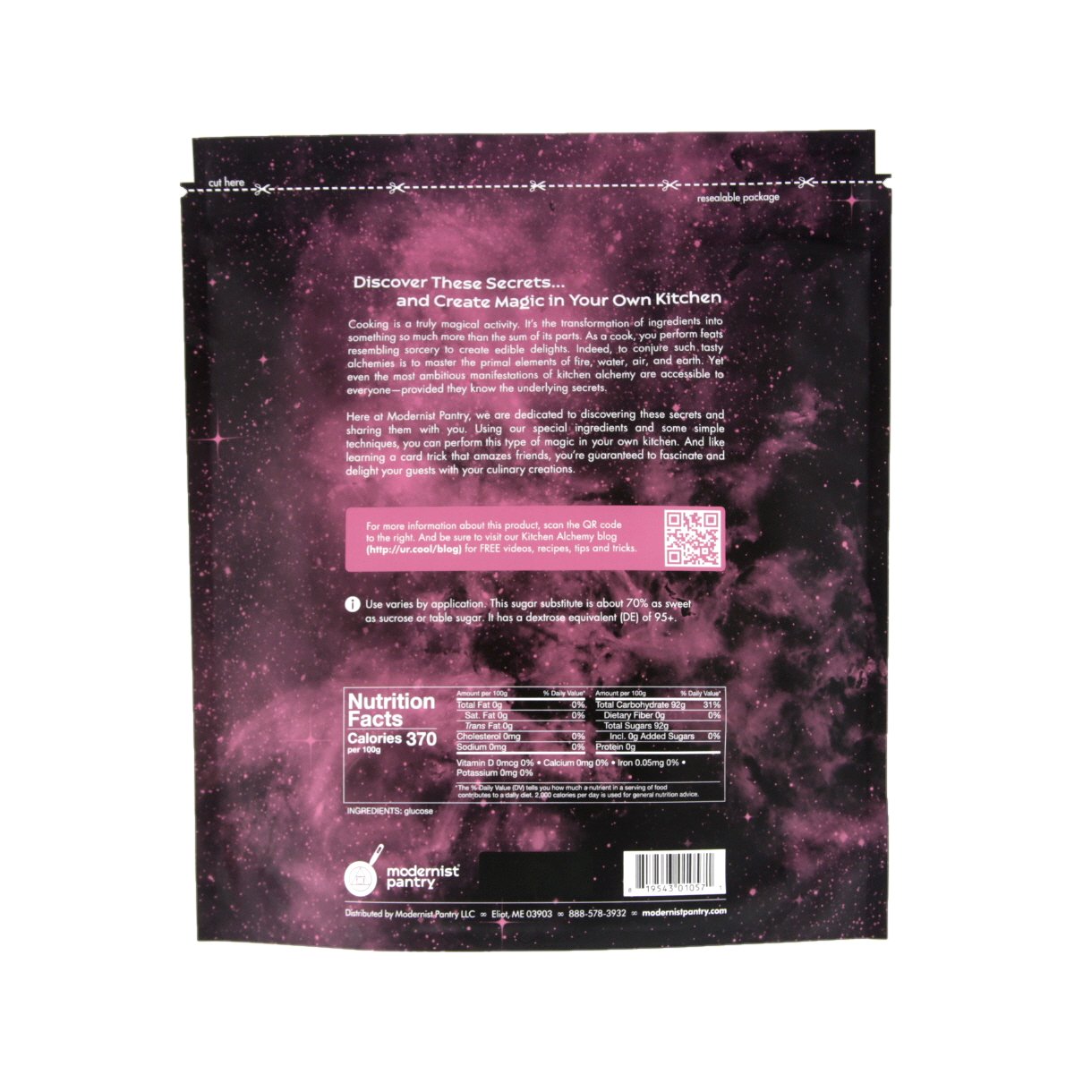 Pure Glucose Powder Vegan Gluten-Free Ou Kosher Certified - 1Kg/2.2Lbs/36Oz