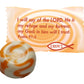 Scripture Candy, Peaches & Cream Hard Candy 5.5Oz Bag, 25 Pieces