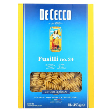 De Cecco Fusilli 16.0 Oz (Pack Of 12)12