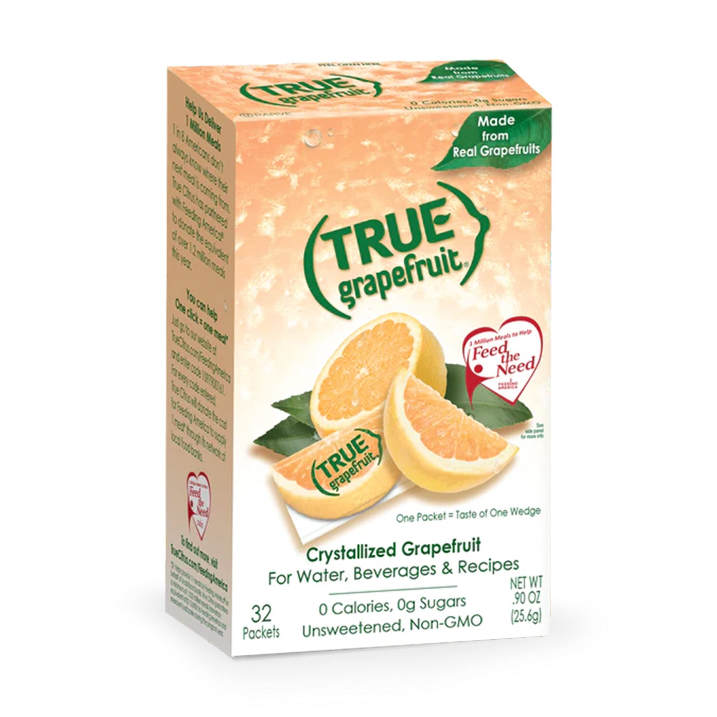 TRUE GRAPEFRUIT Water Enhancer (32 Packets)  Zero Calorie Unsweetened Water Flavoring  For Water, Bottled Water & Recipes  Water