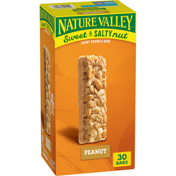 Nature Valley Sweet And Salty Granola Bars, Peanut, 30 Bars, 36 Oz