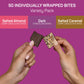 AWAKE - Caffeinated Chocolate Bites - Dark Chocolate Variety Pack (3 Flavors)  50 Bites - Dark  Salted Almond  & Salted Caramel - 50mg Caffeine - Coffee Alternative - Fairtrade  Gluten Free - 0.48oz