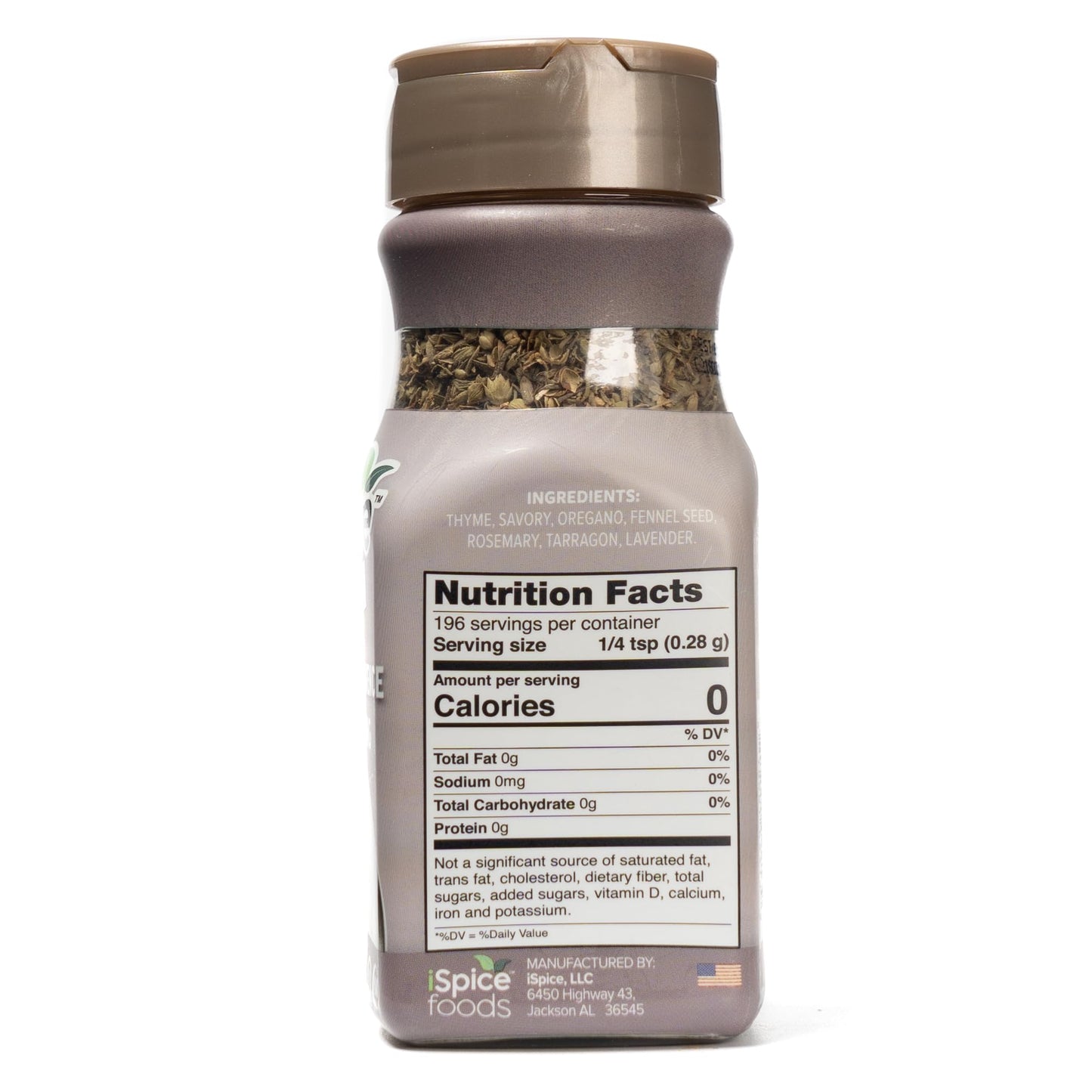 Ispice - Herbes De Provence Seasoning World Flavor Super Spice Blend | All Natural | Ready To Use As Is | No Preparation Is Nece