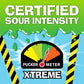 Toxic Waste - Sour Smog Balls - Crunchy & Chewy Sour Balls - Lime, Cherry, Strawberry, Lemon, Blue Raspberry, & Grape Flavors -