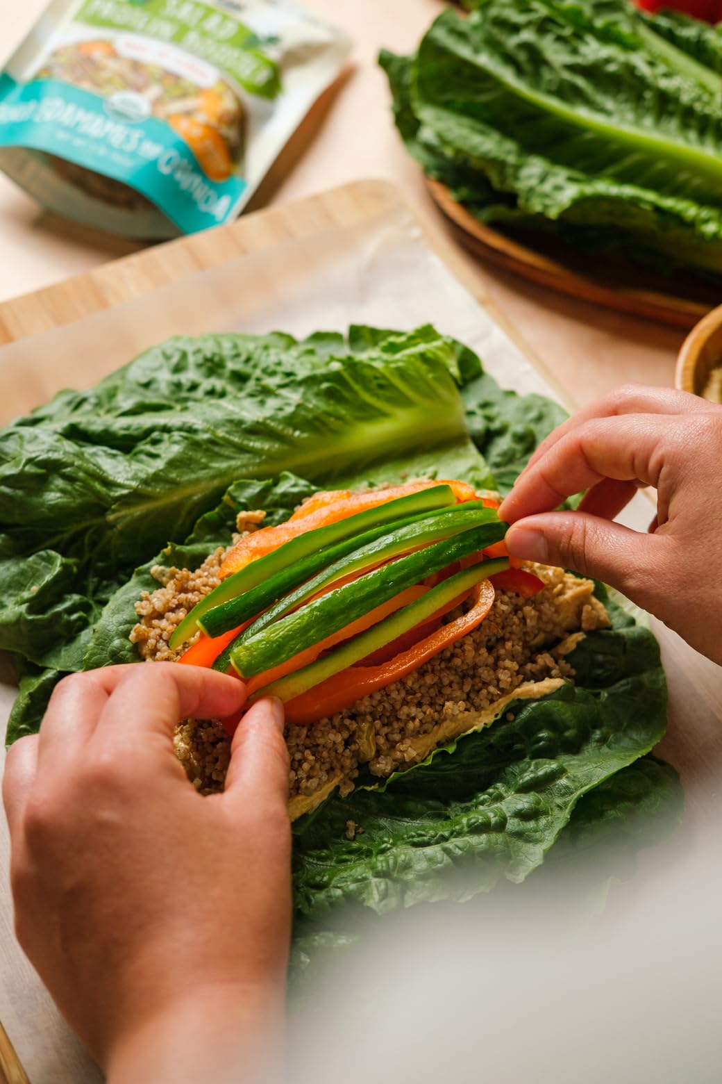 Beanvivo 3-Pack Salad Protein Booster - Organic Cooked Edamame & Quinoa Hint Of Lemon Delivering A Burst Of Taste And 9G Of Prot