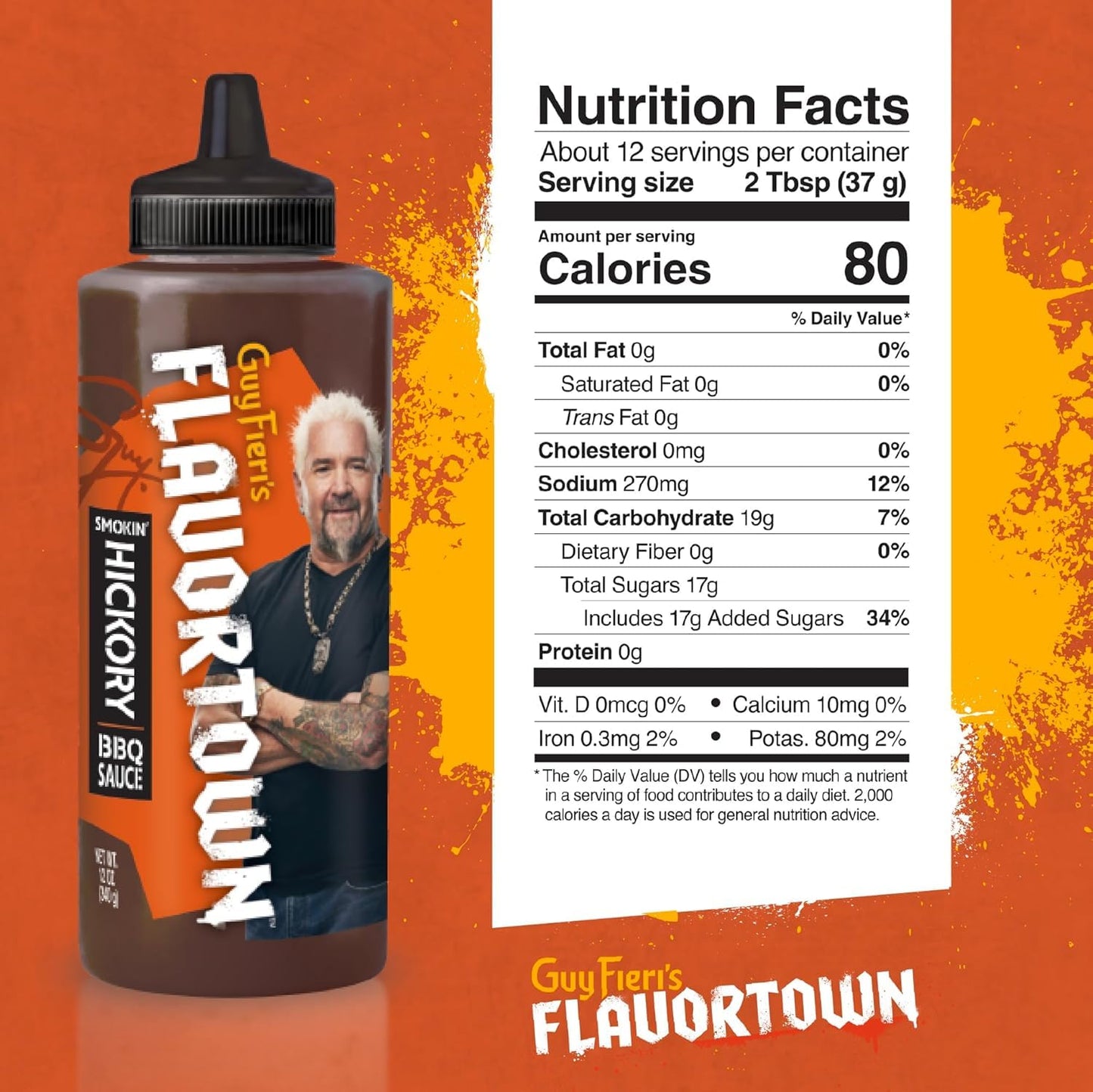 Flavortown BBQ Sauce Variety Pack - Gourmet BBQ Sauce  Barbecue Sauce Set  BBQ Sauce Sampler  Grilling Sauces Gift Set  Carolina  Money Honey  Mop  Smokin Hickory - 14 Ounce (Pack of 4)