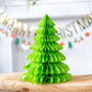 Unique Christmas Tree Honeycomb Centerpiece-12 | Green | 1 Pc Party Decoration, 12'', Multicolor