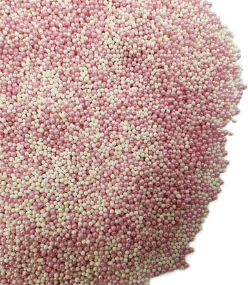 Pink White Sprinkles, 2Mm Mini Pearls Ball Valentines, Cake Sprinkles, Gluten Free, Cookies, Chocolate, Fondant, Princess Toppin