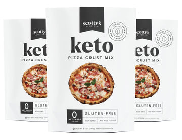 Scotty s Everyday - Keto Pizza Crust Mix - 0g Net carbs, 0g Added Sugar, Gluten-Free, High Fiber - No Nut Flours - 8.4oz, Pack