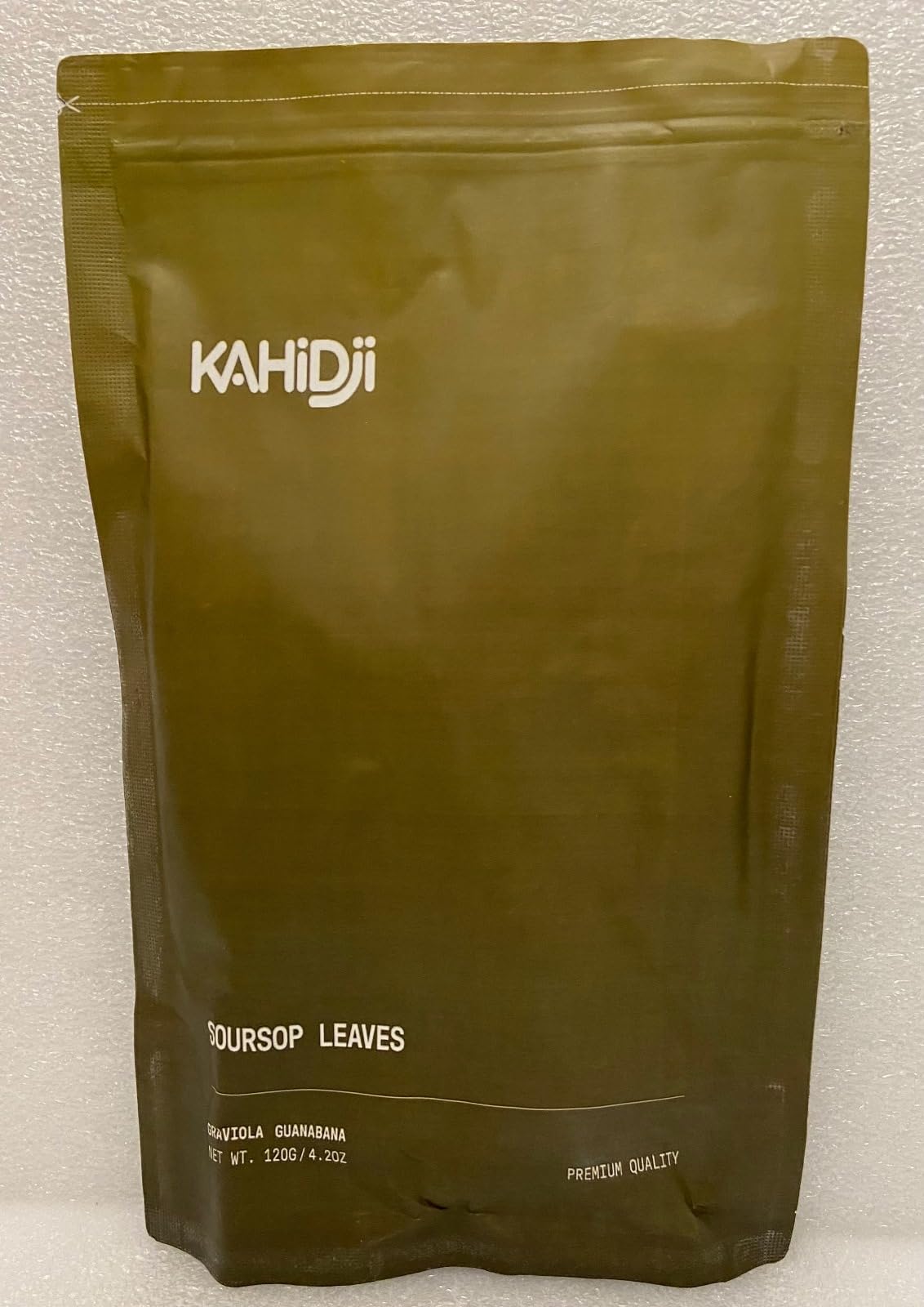 KAHIDJI Soursop Graviola Dried Leaves for Tea 120g Non-GMO Caffeine-free Green