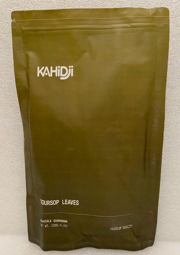 KAHIDJI Soursop Graviola Dried Leaves for Tea 120g Non-GMO Caffeine-free Green