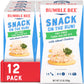 Bumble Bee Snack On The Run Fat-Free Tuna Salad With Crackers Kit- Ready To Eat, Spoon Included - Wild Caught Tuna - Shelf Stable & Convenient Protein Snack, 3.5 Ounce Boxes (Pack Of 12)
