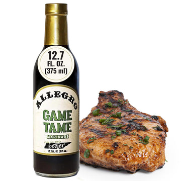 ALLEGRO - The Marinate Everything Marinades | Perfect Marinades for Meat & Veggies | Marinade for Grilling  Roasting & Cooking | Kosher & Gluten Free | 12.7 Oz (Pack of 1) - Game Tame