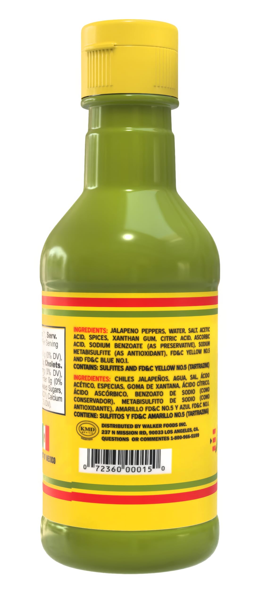 El Pato Jalapeno Hot Sauce, Green Medium Heat, Authentic Mexican Sauce, 12 Fl Oz