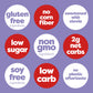 Kiss My Keto Gummies Candy - Low Carb Candy Gummy Fish, Keto Snack Pack - Healthy Candy Gummys - Vegan Candy, Keto Gummy Candy -