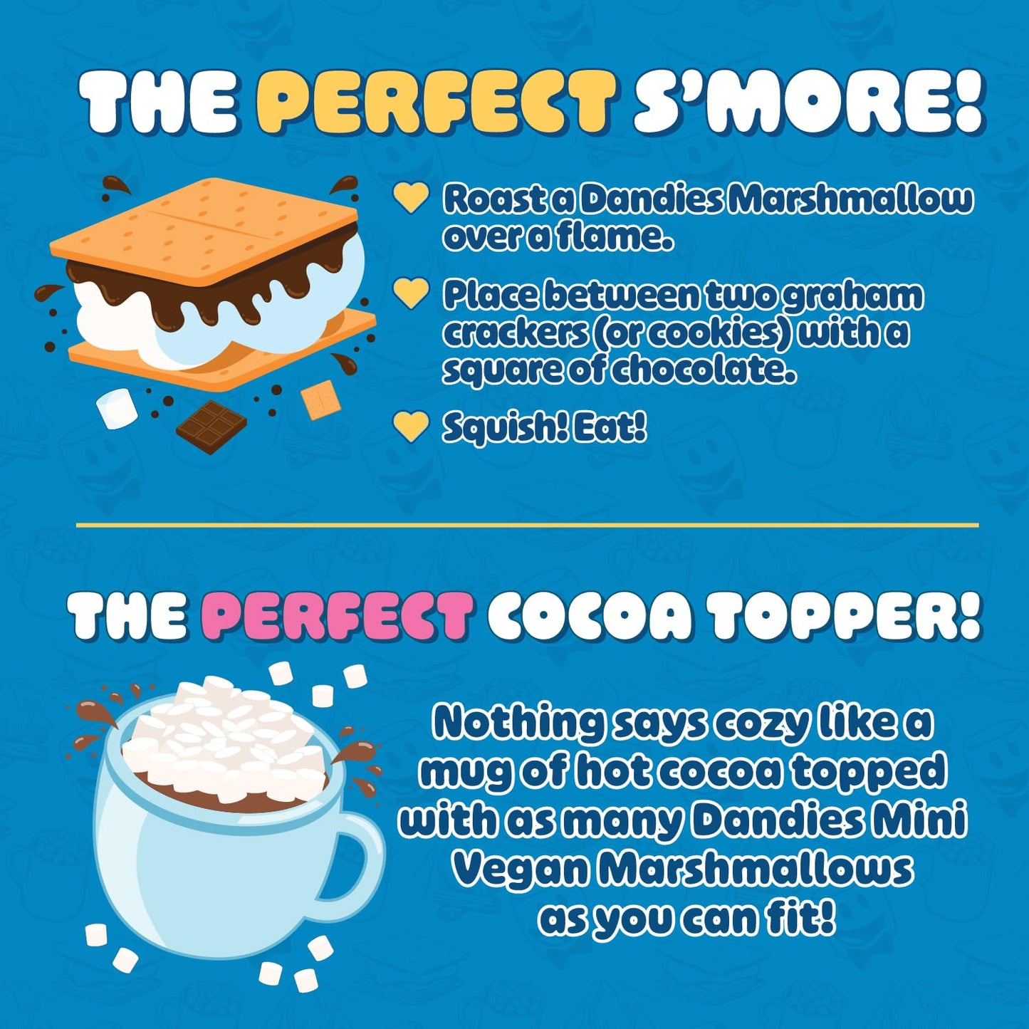 Dandies Vegan Marshmallows, No Artificial Flavorings, Food Dyes, Corn Syrup, Or Gelatin, Perfect For Roasting, Smores, Or Snacki