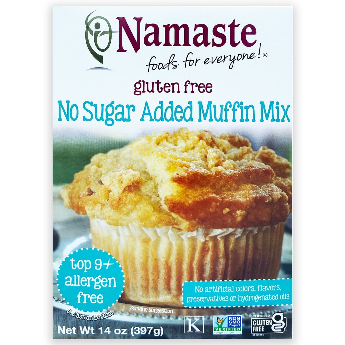 Namaste Foods Mix Muffin Wf Gf Sf, 14 Ounce