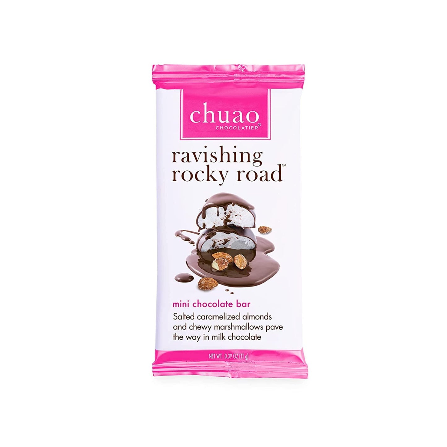 Chuao Chocolatier Ravishing Rocky Road Milk Chocolate Gourmet Mini Bars | For Gift Baskets, Birthday, Thank You, Care Package |