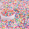 EPHVODI Rainbow Nonpareils Sprinkles Edible Mini Pearl Sprinkles for Cake Decorations, Baking, Ice Cream, Cookies, Donuts and Lo