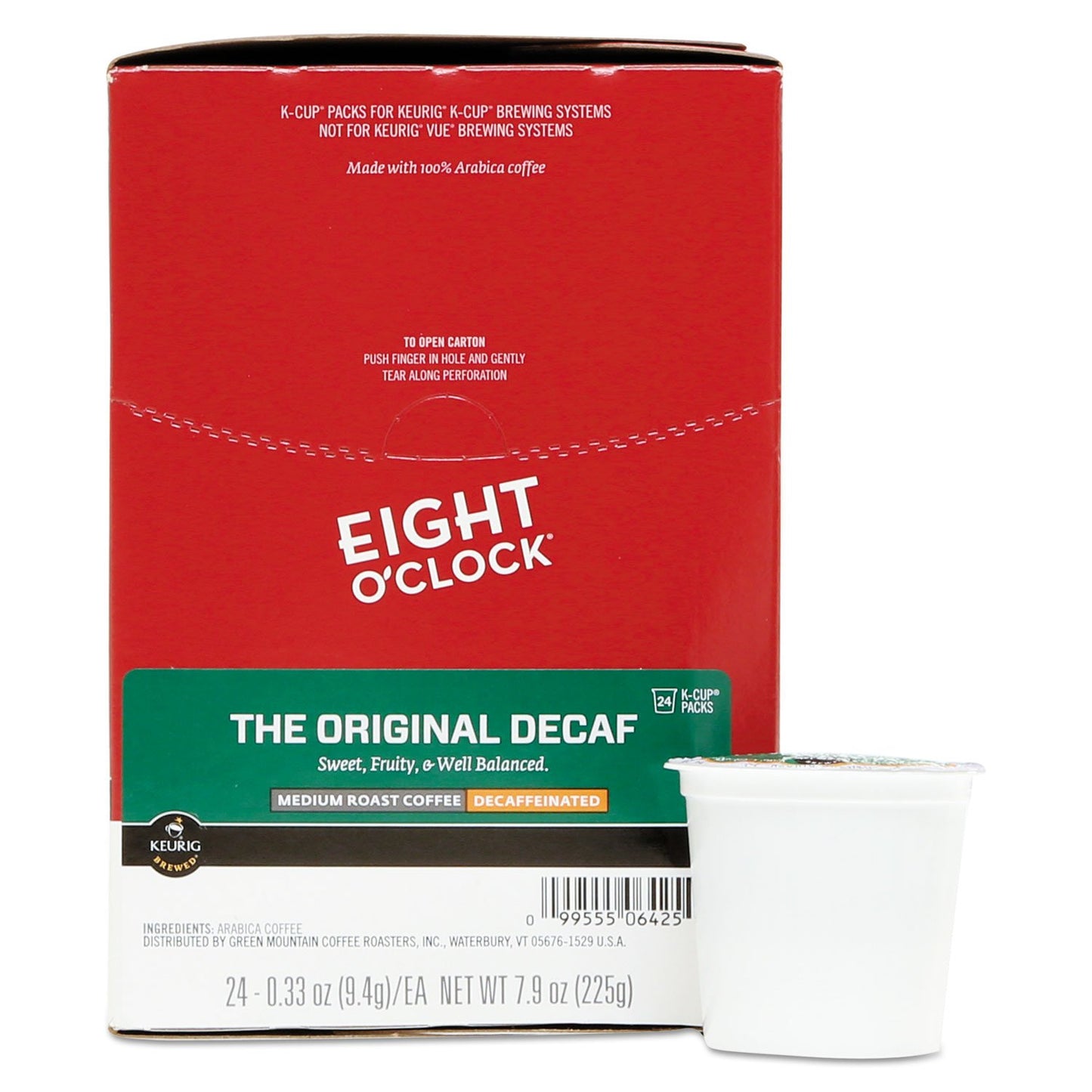 Eight OClock Coffee Original Decaf K-Cups, 24 Count, Coffee Flavor
