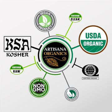 Artisana Organics Raw Cashew Butter, 8 lbs - Bulk Cashew Butter, Just One Ingredient, No Sugar Added, Vegan and Paleo Friendly,
