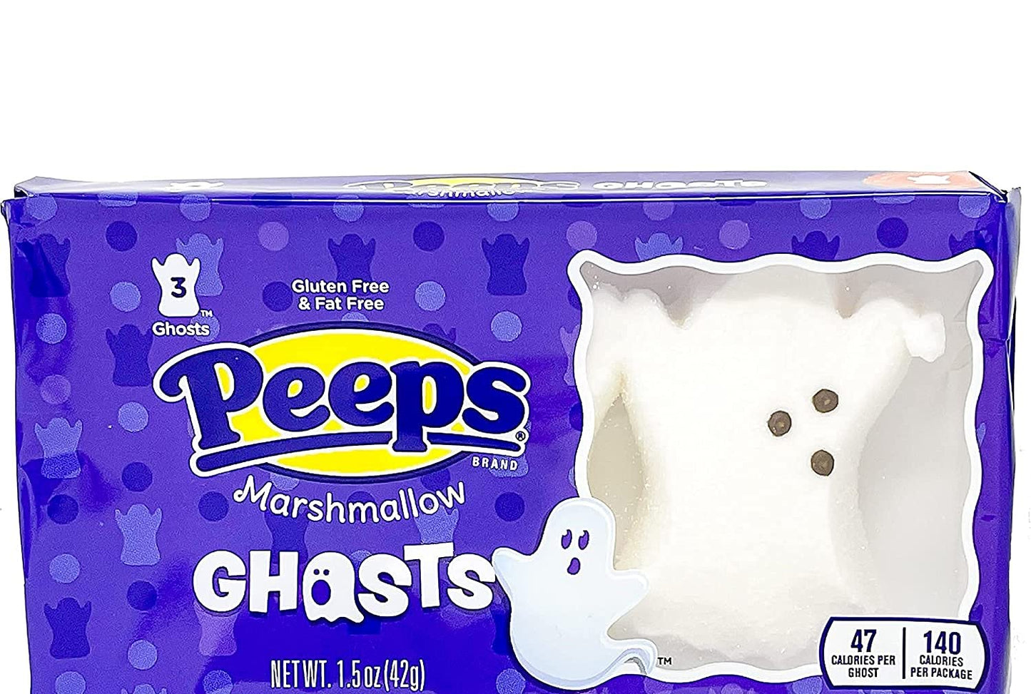 Halloween Peeps Candy Bundle - 4 Pack Of Marshmallow Peep'S - Perfect Halloween Candy, Fall Candy, Trick Or Treat Candy - Ghosts - 4.5 Ounces